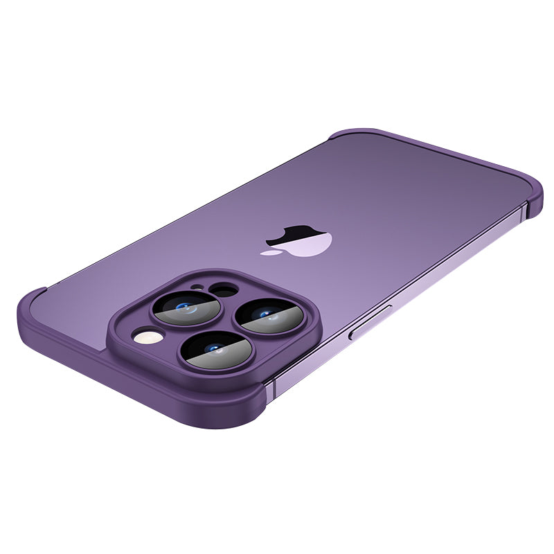Frameless Phone Bumper Case for iPhone 12 Pro Max 6.7 inch Flexible TPU Shockproof Corner Cover without Backplate Frameless Phone Bumper Case for iPhone 12 Pro Max 6.7 inch Flexible TPU Shockproof Corner Cover without Backplate